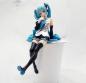 Preview: Anime Figur Hatsune Miku sitzend, ca 18 cm